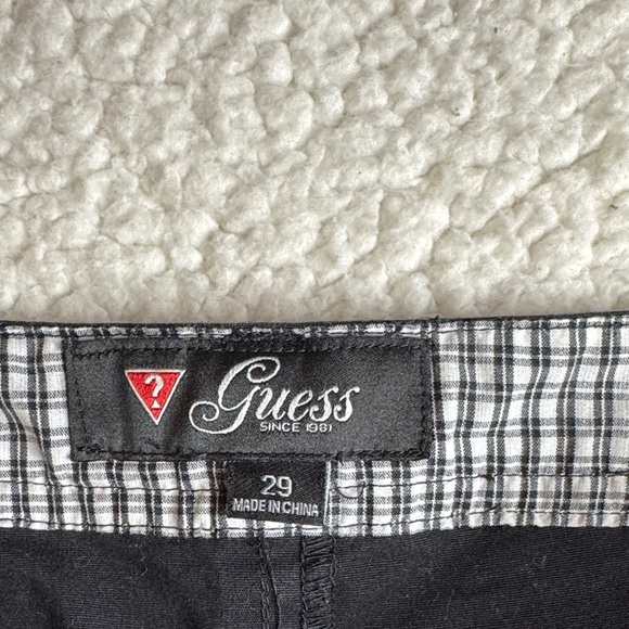 Guess Women's Black Chino Shorts - Picture 2 of 6